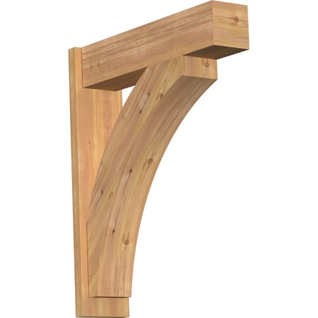 Ekena Millwork Thorton Block Smooth Outlooker, Western Red Cedar, 7 1/2"W x 30"D x 36"H OUT08X30X36THR05SWR